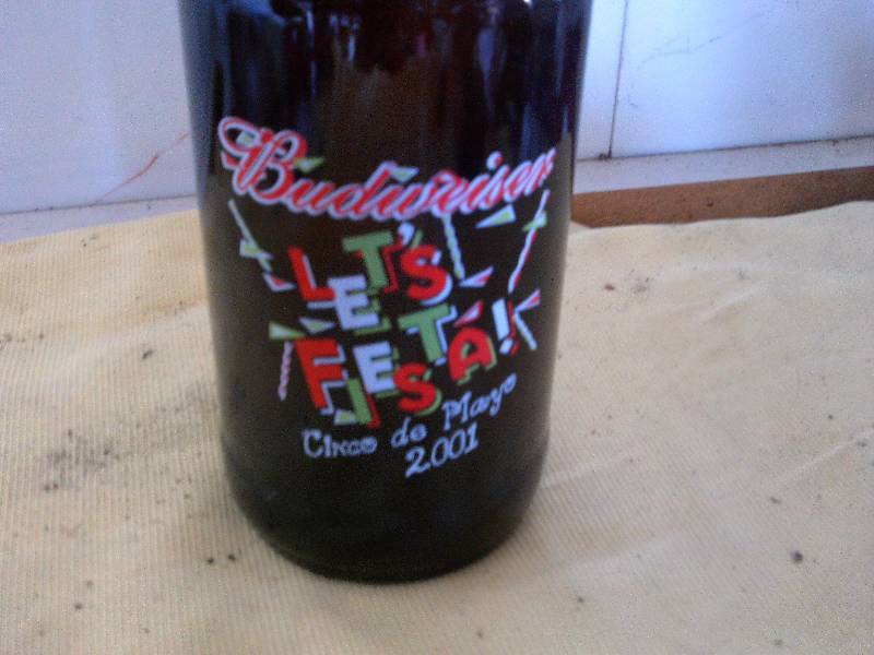 15 inch collector budweiser bottle