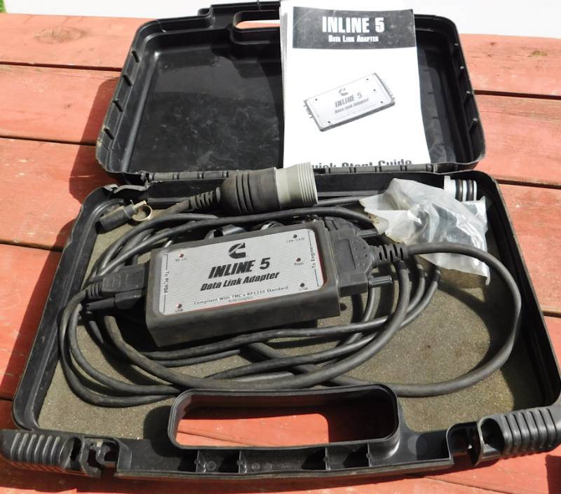 lot 29 image: inline 5 data link adapter with case