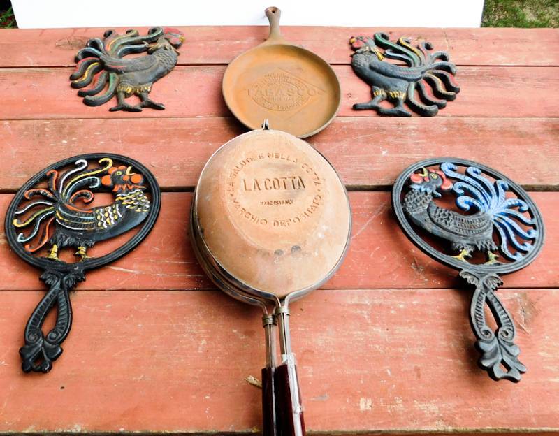 lot 41 image: cast iron items
