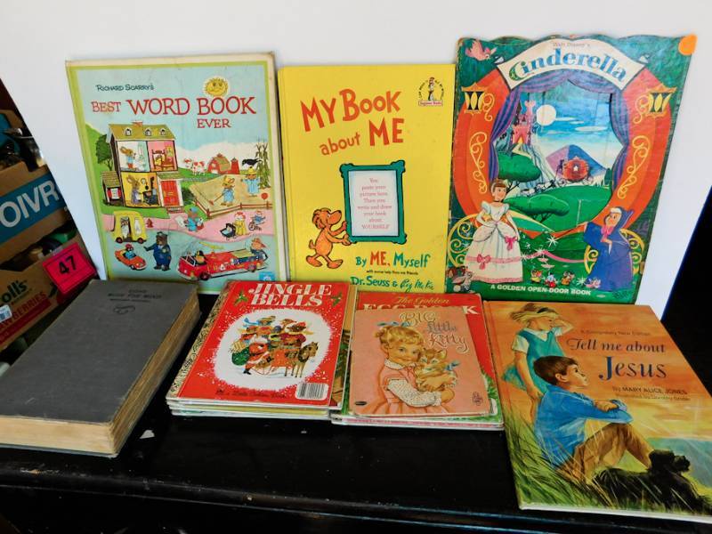 lot 68 image: lot of old childrens books most prior to 1970
