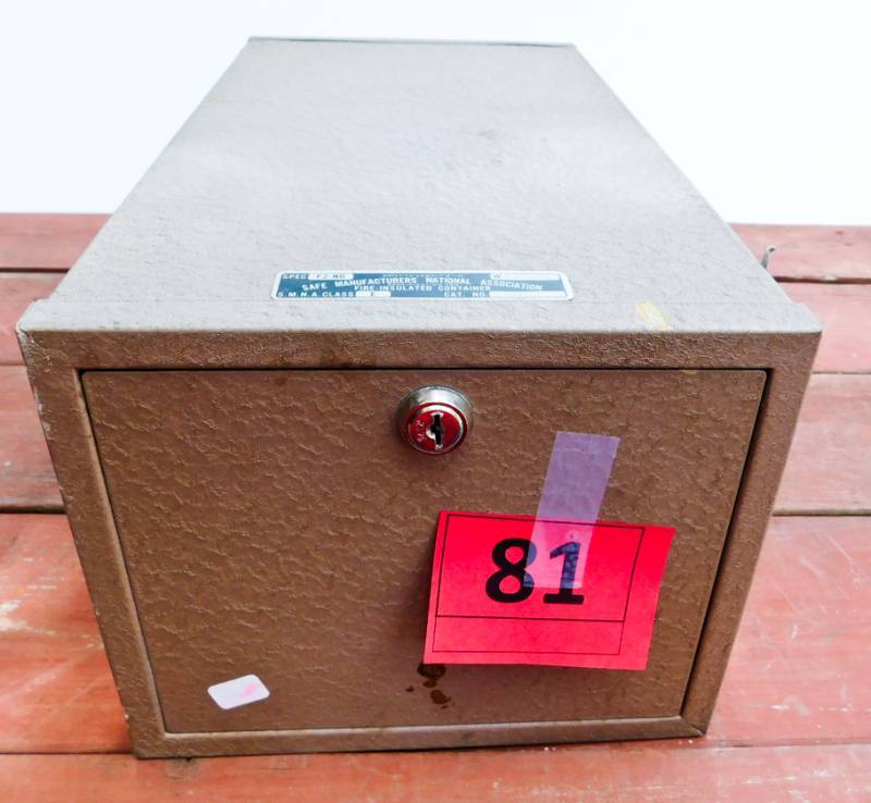lot 81 image: Fire Insulated Safe