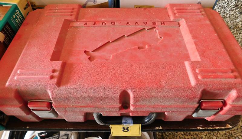 lot 8 image: Almost new Milwaukee 12 Right Angle Drill 7Amps 120V