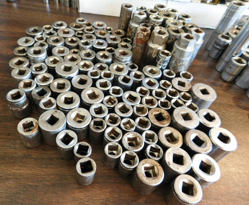 lot 40 image: large lot of sockets various sizes and makers 12 drive