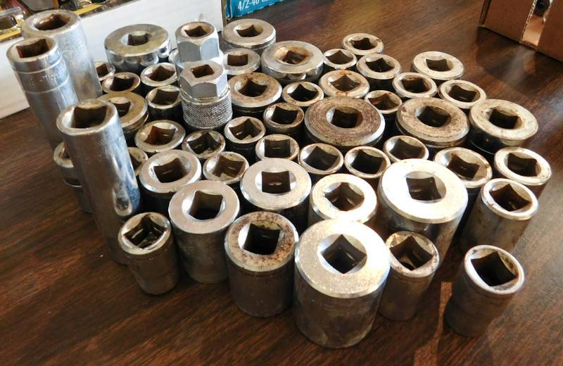 lot 41 image: large lot of sockets various sizes and makers 34 drive