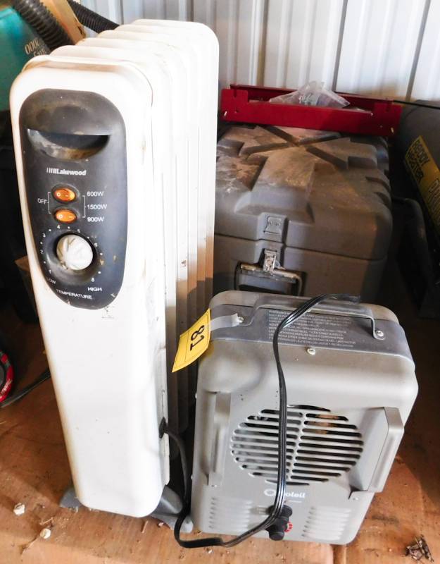 lot 81 image: 2 heaters as seen both work