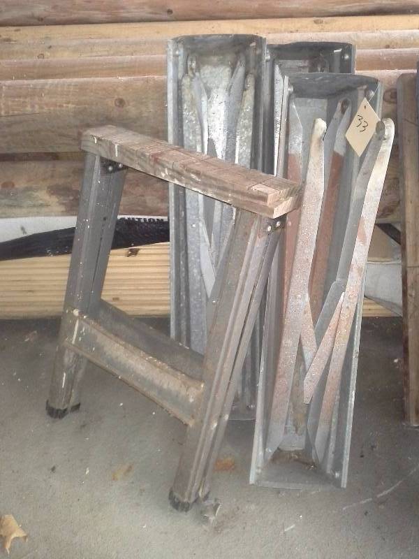 Metal Foldable Saw horses(4)