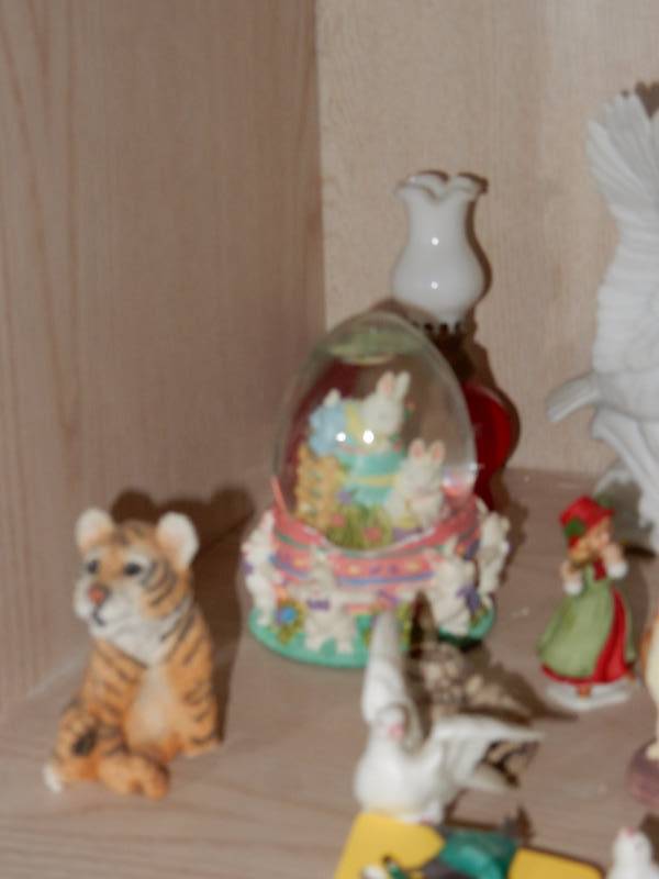 Misc. Porcelain Statuettes and dcor as pictured.. Bring your own packaging