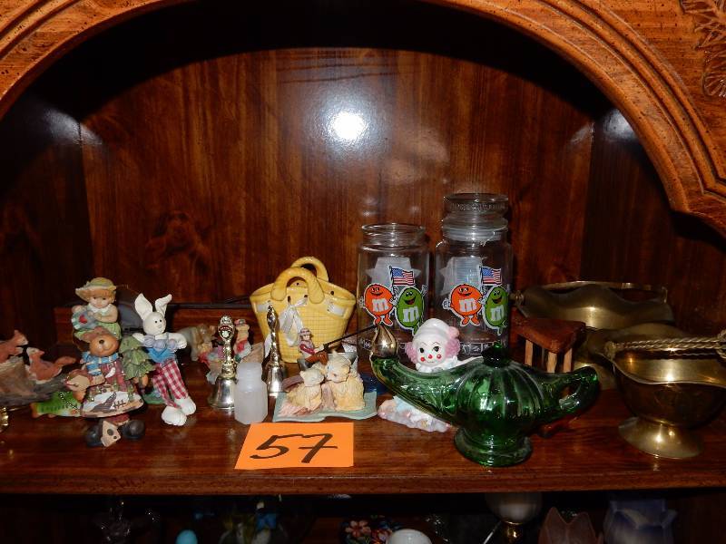 Misc. Statuettes and Silver plate items as pictured.. See closeups.. Bring your own packaging material