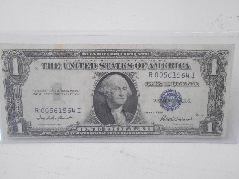 $1.00 Dollar, US Silver Certificate...