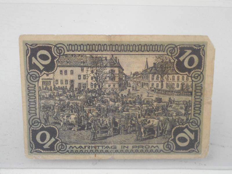 Germany - 10 Pfennig NoteCurrency,...