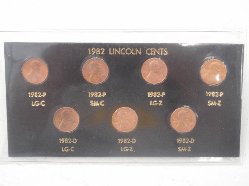 1982 Lincoln Cent Carded Set - All ...
