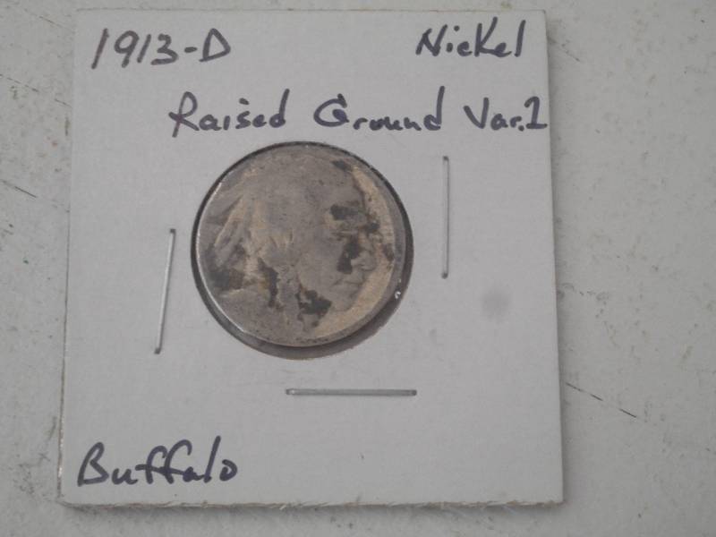 1913 D - Buffalo Head Nickel - Rais...