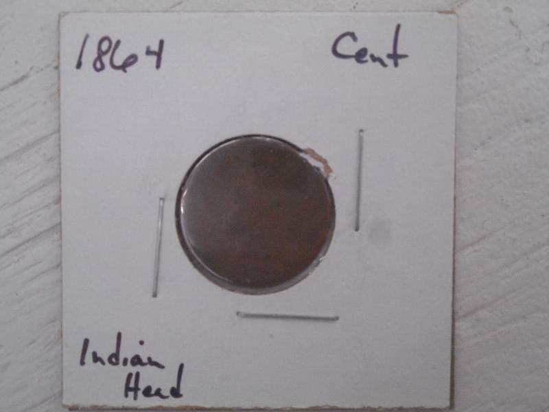 1864 - Indian Head Cent - Circulate...