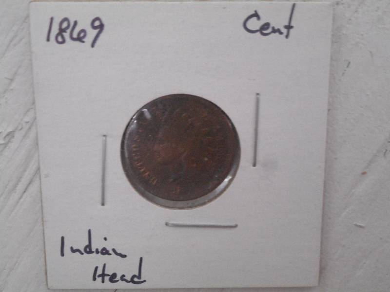1869 - Indian Head Cent - Good Grad...