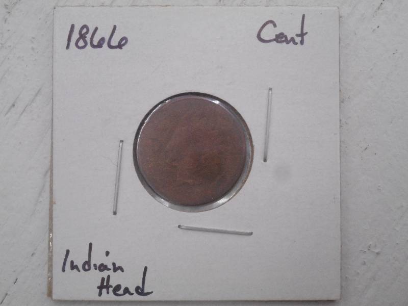 1866 - Indian Head Cent - Circulate...