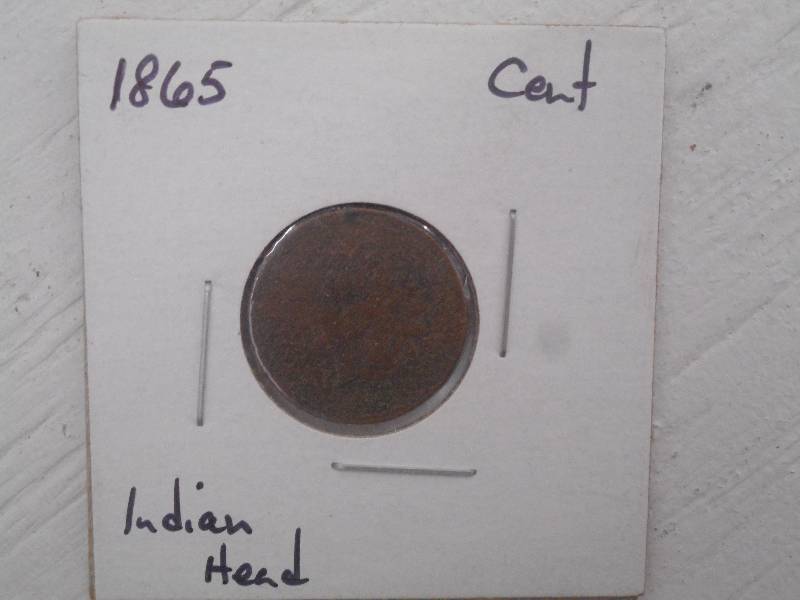 1865 - Indian Head Cent - Circulate...