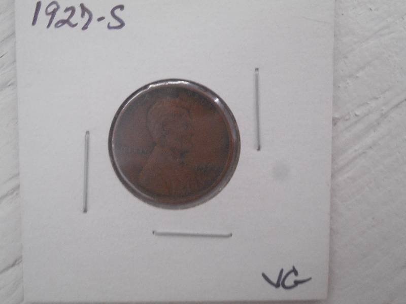 1927 S - Lincoln Wheat Cent - VG Gr...