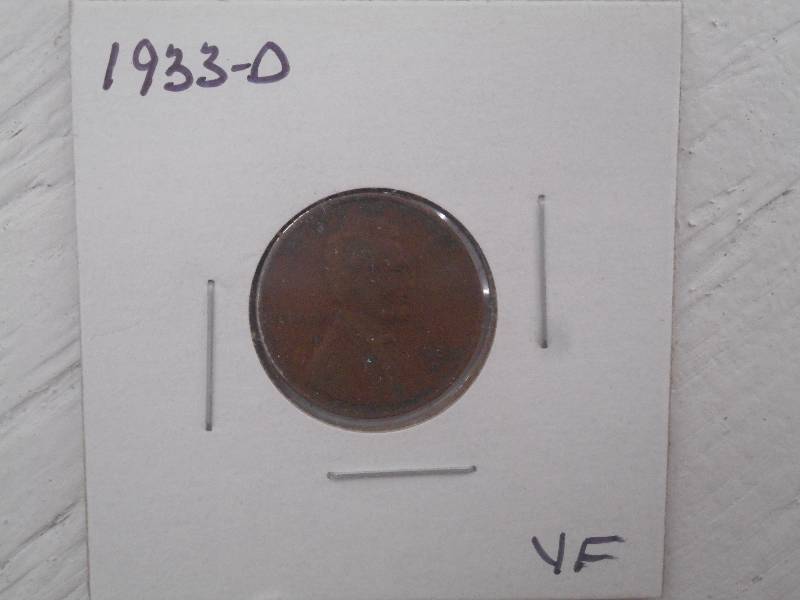 1933 D - Lincoln Wheat Cent - VF Gr...