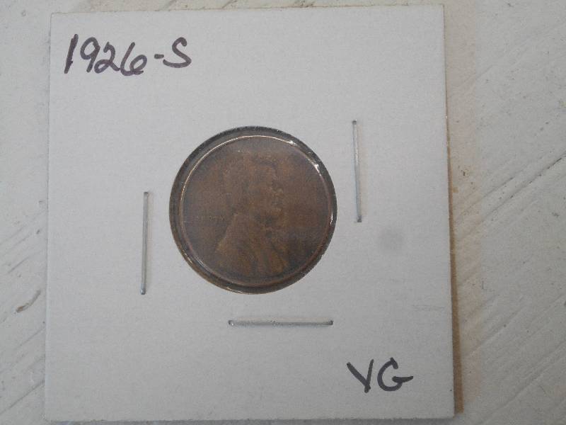 1926 S - Lincoln Wheat Cent - VG Gr...