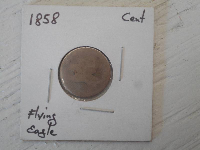 1858 - Flying Eagle Cent - Circulat...