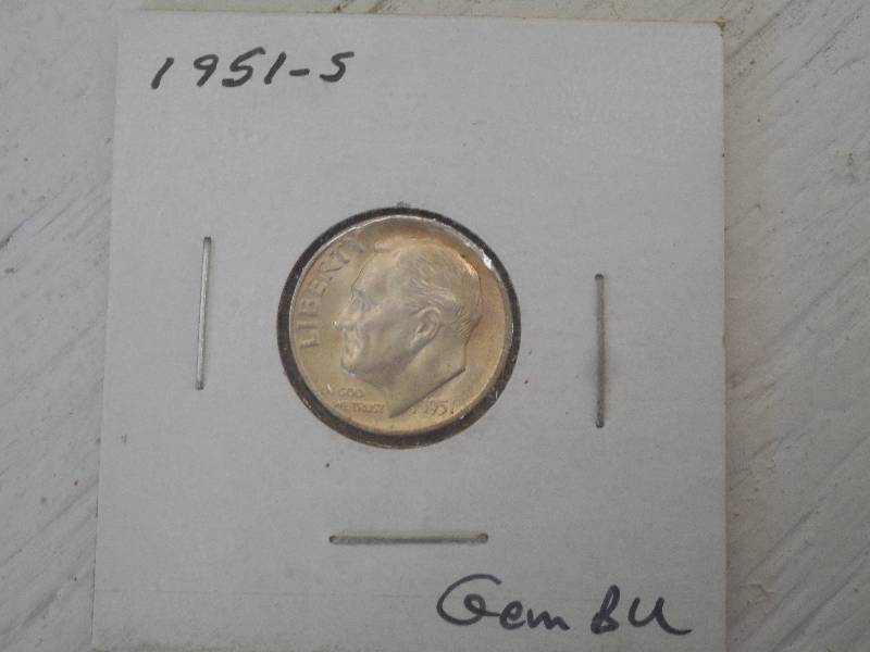 1951 S -  Roosevelt Silver Dime - G...