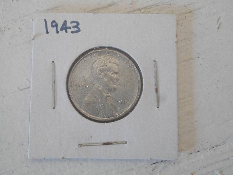 1943 P - Lincoln Wheat Steel Cent -...