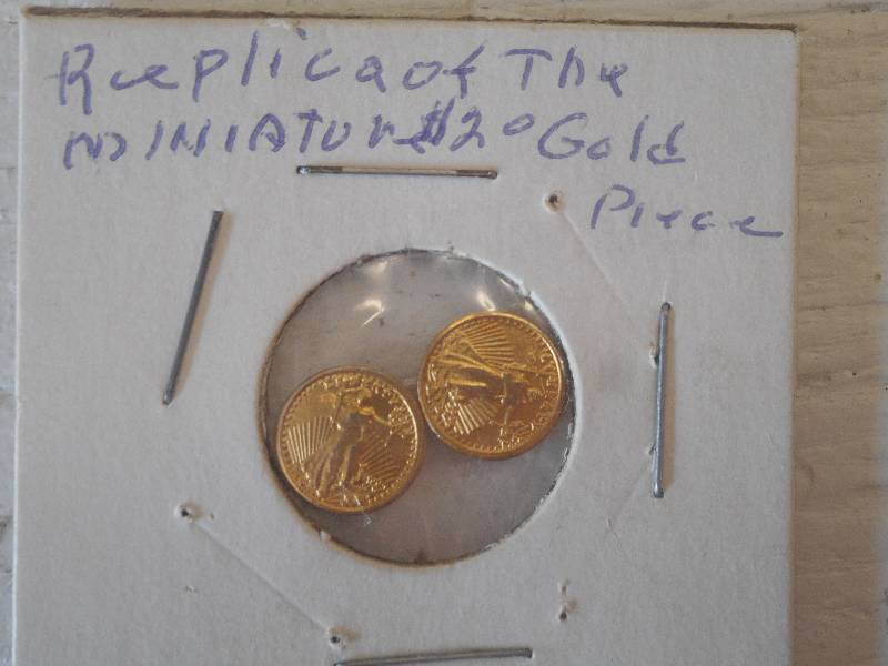 Miniature Replicas (2) of the $20 S...