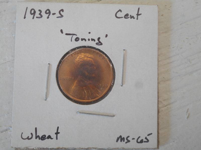 1939 S - Lincoln Wheat Cent - MS-65...