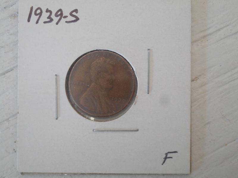 1939 S - Lincoln Wheat Cent - Fine ...