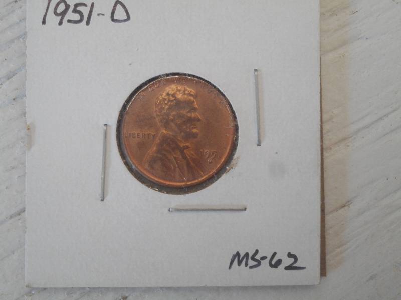 1951 D - Lincoln Wheat Cent - MS-62...