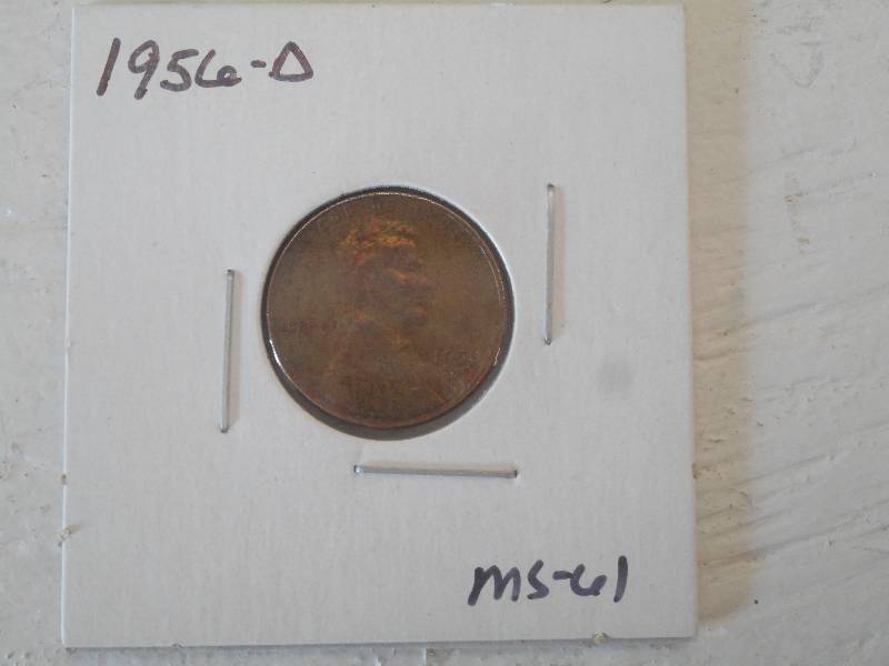 1956 D - Lincoln Wheat Cent - MS-61...