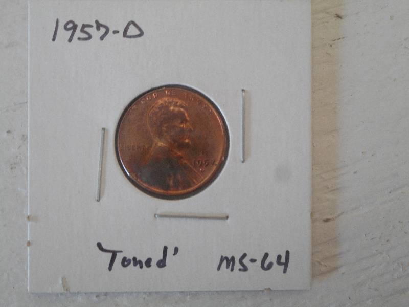 1957 D - Lincoln Wheat Cent - MS-64...