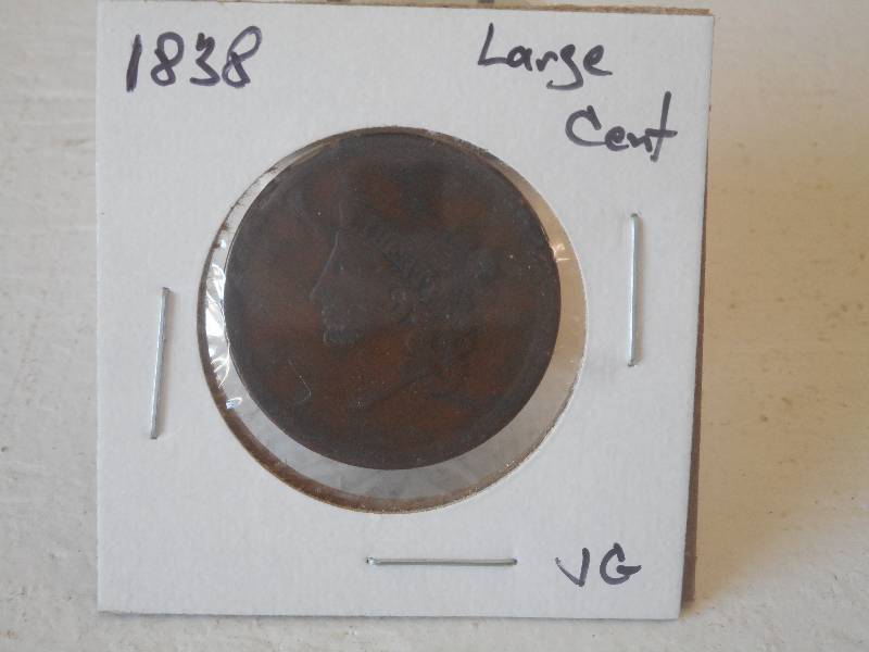 1838 Large Cent - Full Liberty Visi...