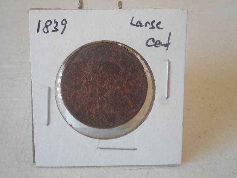 1839 Large Cent - Circulated...