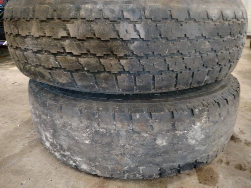 lot 105 image: (2) Power King LT24575R16 Tires on...