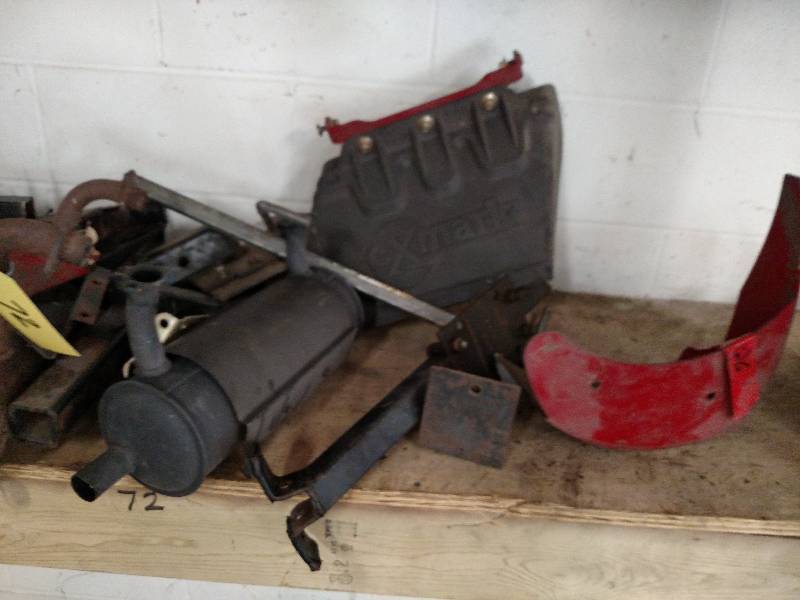 lot 72 image: Asstd Mower Parts & Misc. on Shelf...