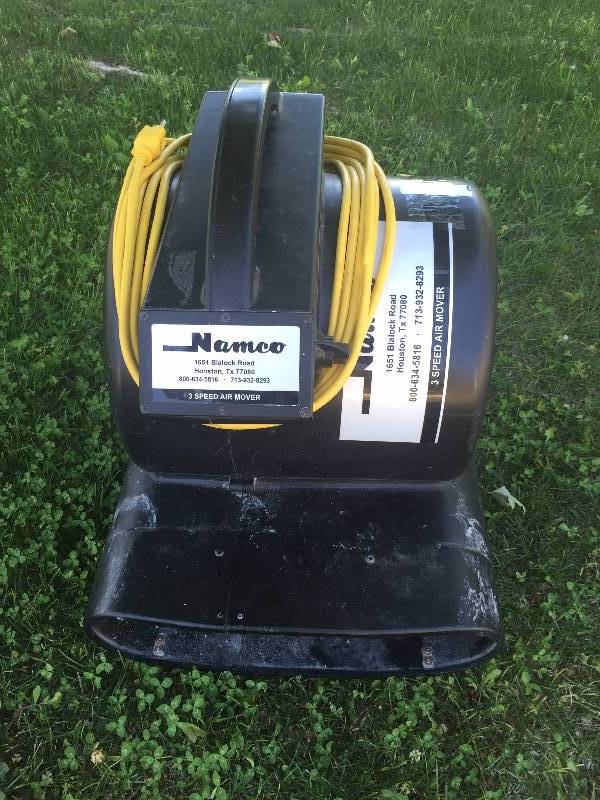 lot 6 image: Namco Carpet Blower 34 HP 3,500 CFM INDUSTRIAL POWER $$$ Commercial Carpet Dryer Air Mover Fan Excellent 3 Speed Carpet Cleaning Equipment