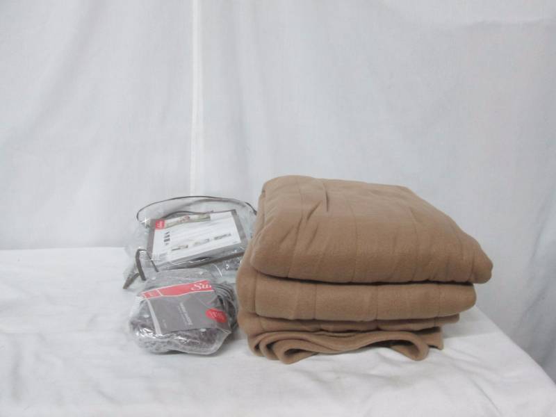 Sunbeam Quilted Fleece Electric Blanket - Queen