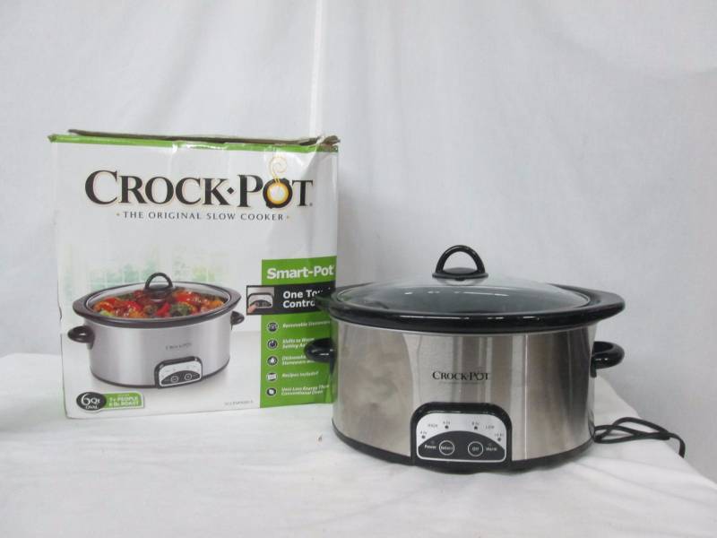 Crock-Pot Smart-Pot 6-qt. Programmable Stainless Steel Crock Pot