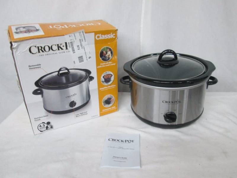 Crock-Pot 4-12 qt. Stainless Steel Slow Cooker