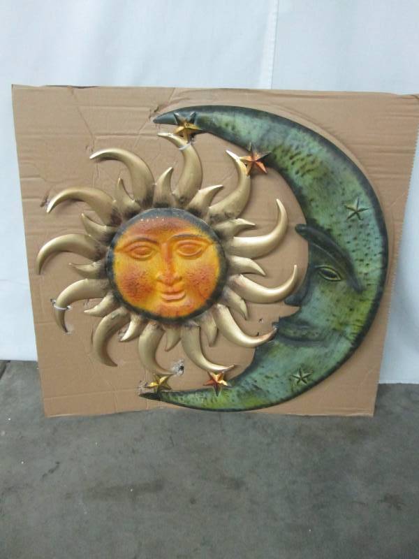 Sun & Moon 3-D Metal Wall Art