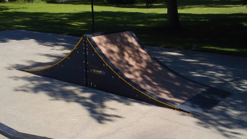 Skate park equipment