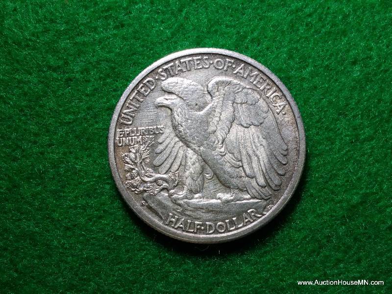 1943 S Walking Liberty Silver Half Dollar