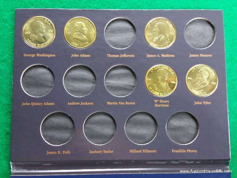 (12) U. S. Presidents Coin Collection in a Folder