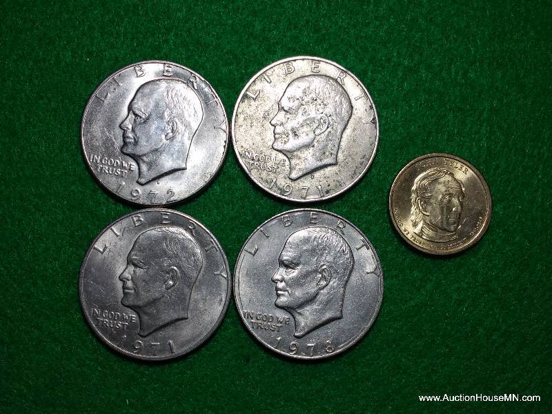 what are 1972 eisenhower silver dollars worth