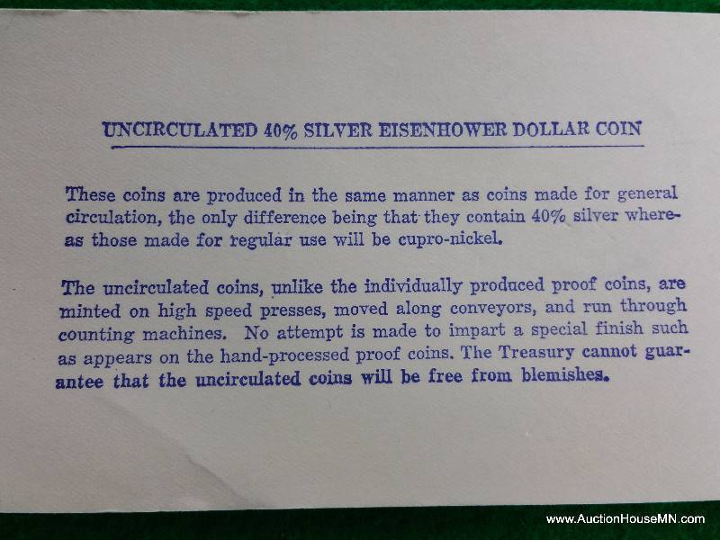1971 Uncirculated 40% Silver Eisenhower Dollar