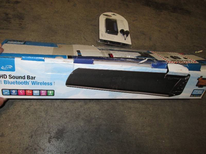 lot 435 image: iLive iTB105B 20 Slim Wireless Bluetooth v2.1 Sound Bar