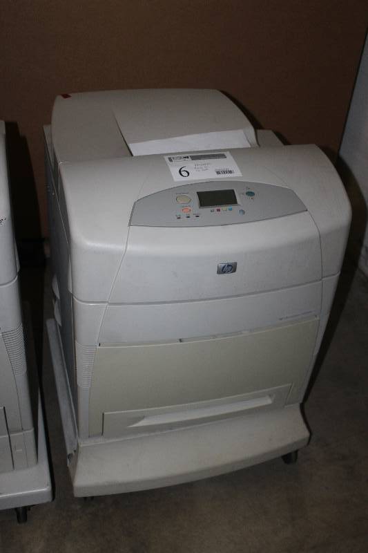 lot 6 image: HP Color LaserJet 5550dn Workgroup Printer