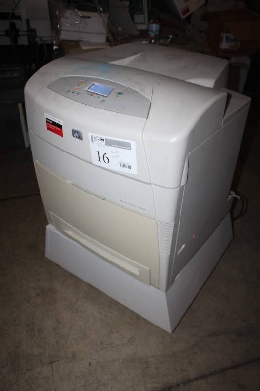 lot 16 image: HP Color LaserJet 5550dn Workgroup Printer