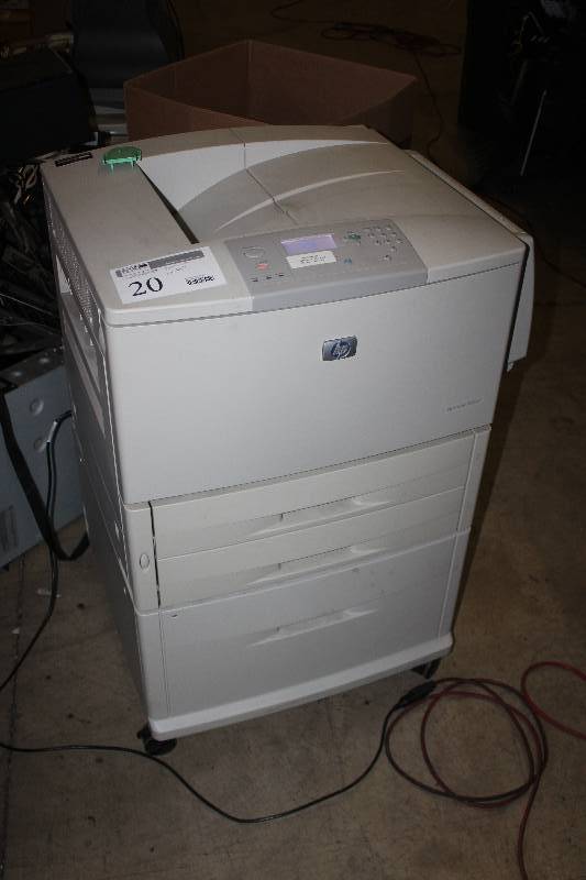 lot 20 image: HP Monochrome LaserJet 9000dn Workgroup Printer